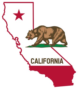 california flag emblem